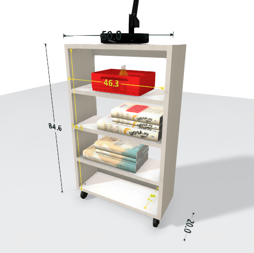 「スリム棚・隙間収納」|1cm単位オーダー棚| MAIN SHELF