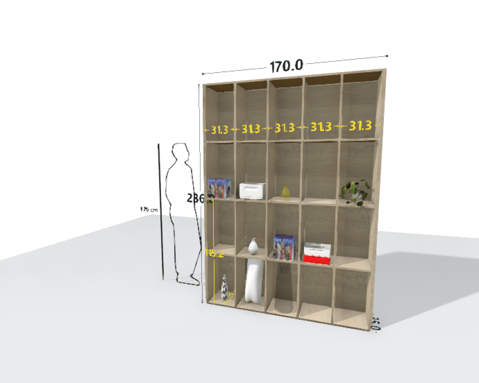 TALL MAIN SHELF