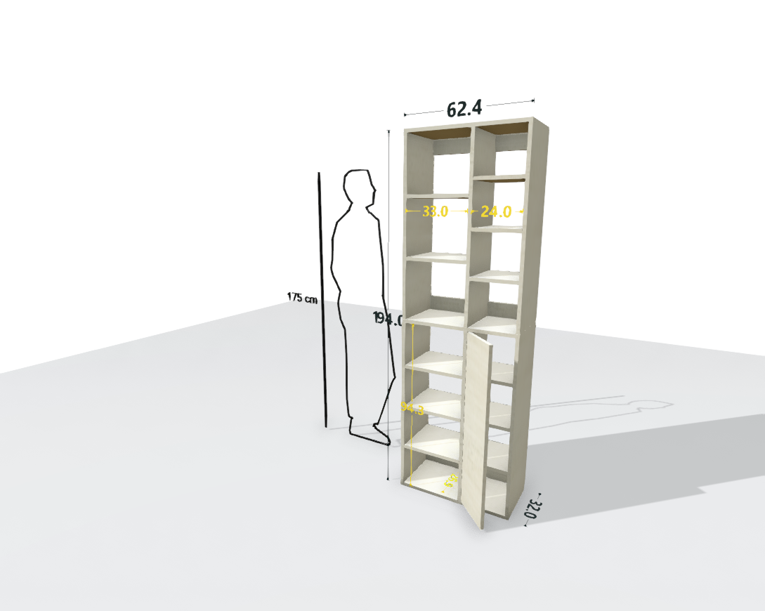 TALL MAIN SHELF