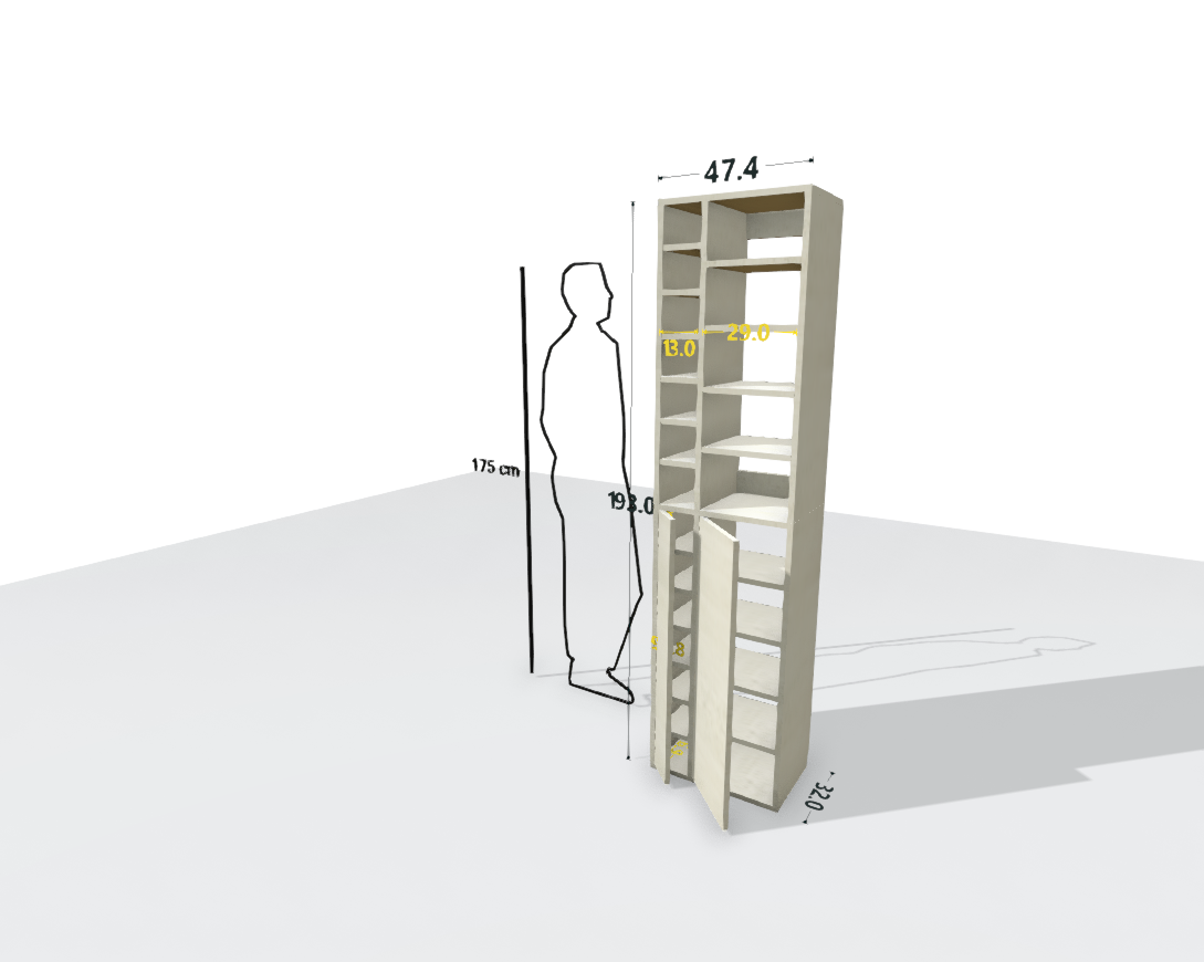 TALL MAIN SHELF