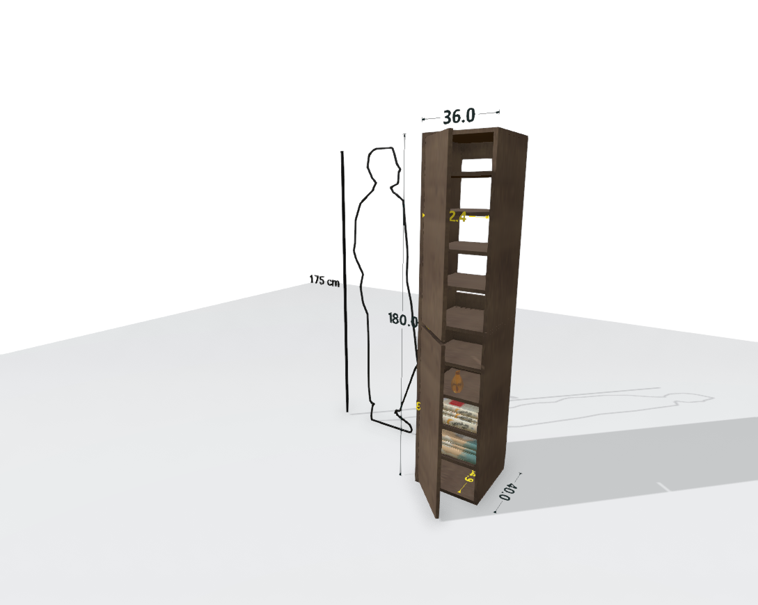 TALL MAIN SHELF