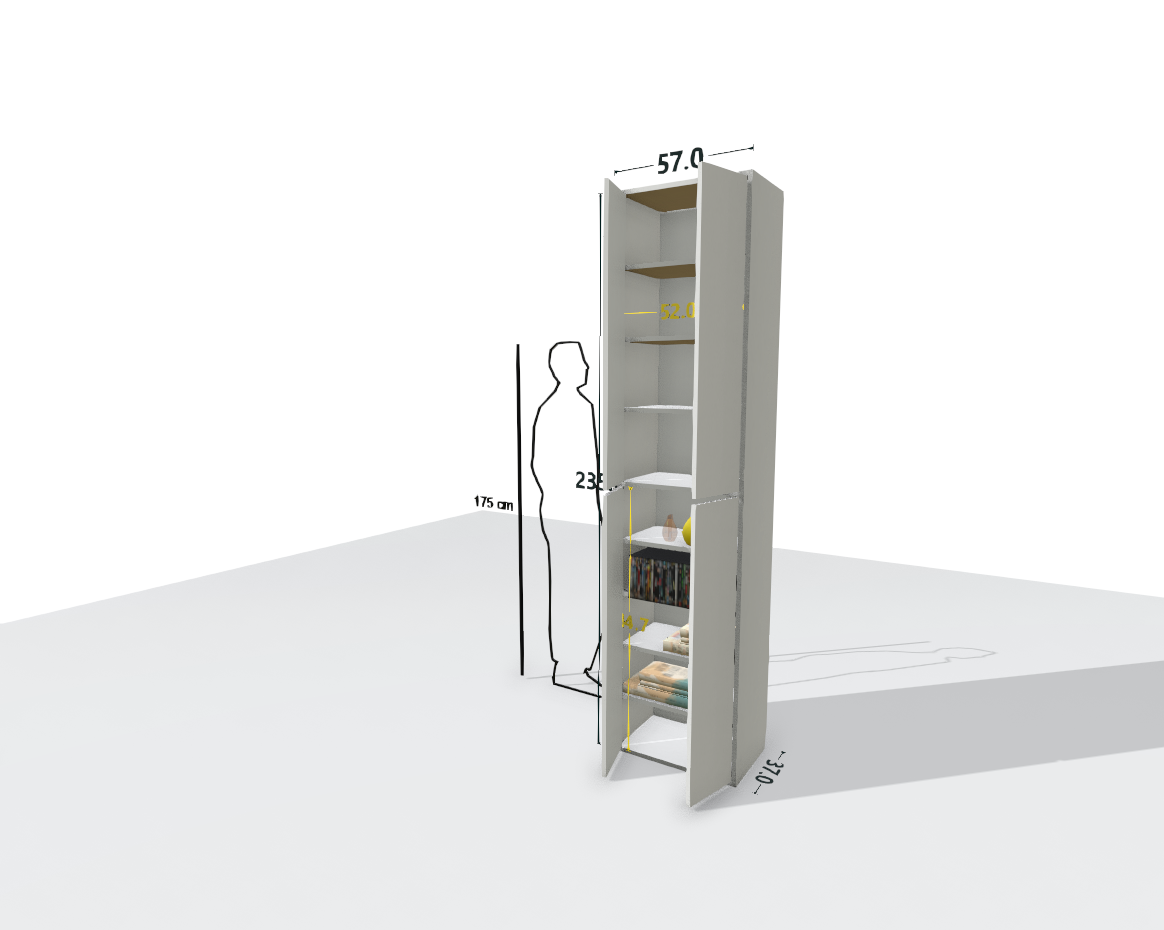 TALL MAIN SHELF