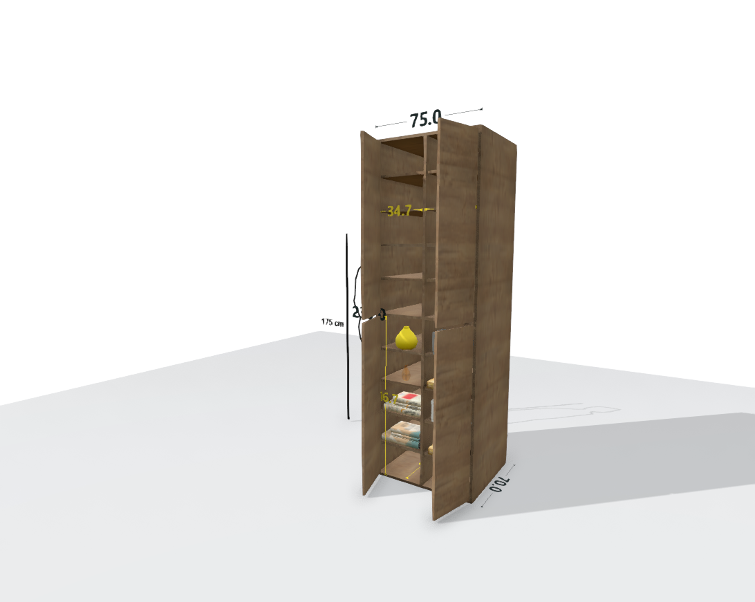 TALL MAIN SHELF