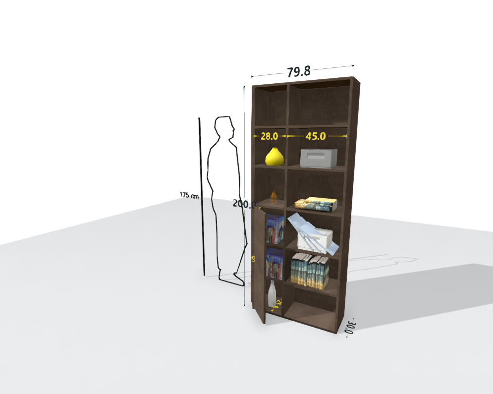 TALL MAIN SHELF