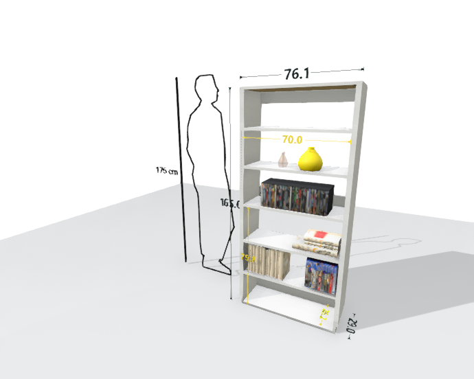 TALL MAIN SHELF