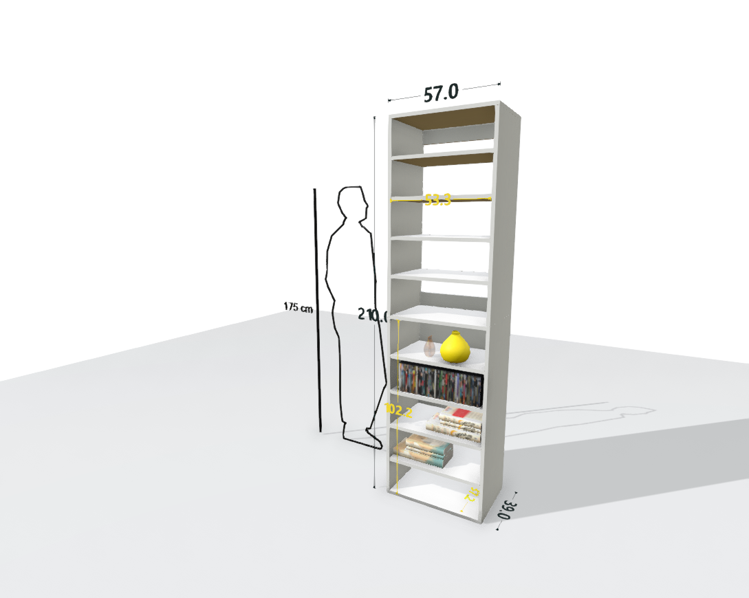 TALL MAIN SHELF