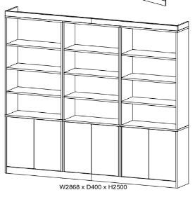ORIGINAL SHELF SH250-286