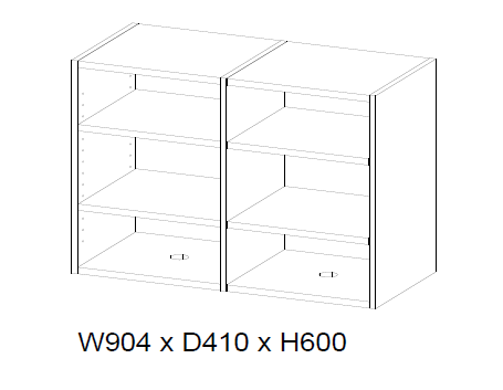 CUSTOM ADDITIONAL SHELF F1281 Premium Black