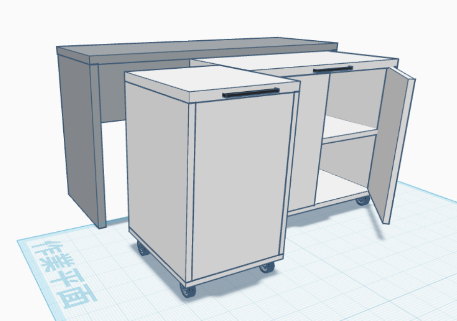 CUSTOM MAIN DESK   幅130cm 高72cm 奥45cm 色未定