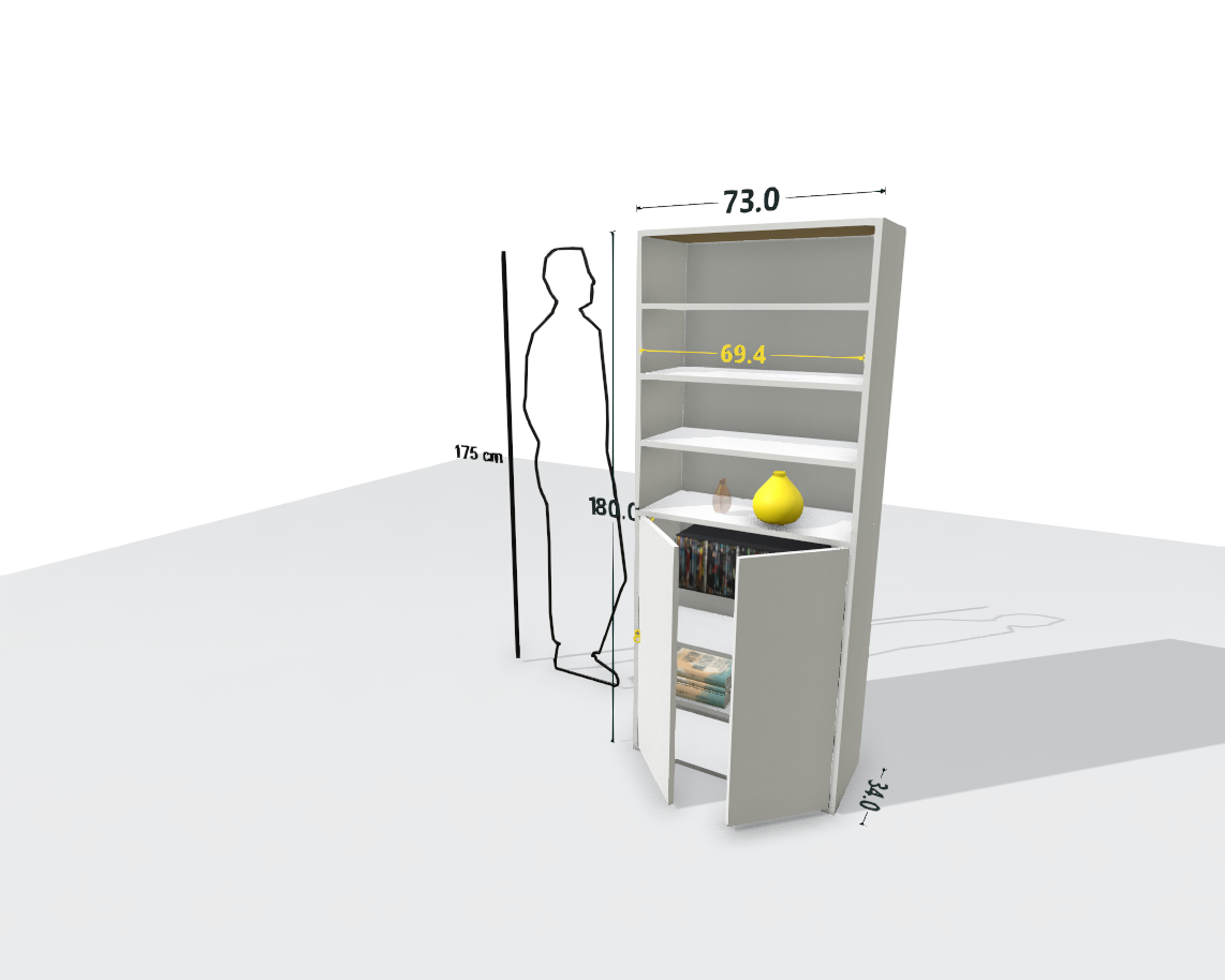 TALL MAIN SHELF
