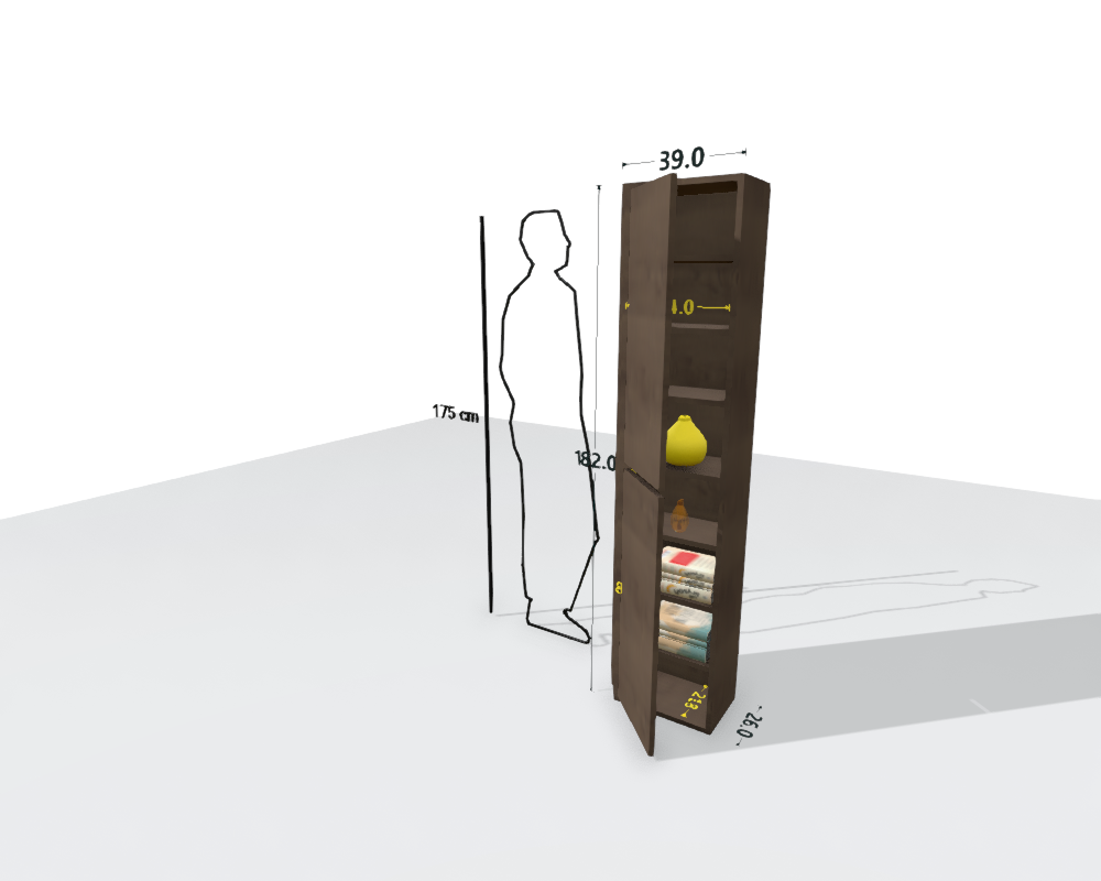 TALL MAIN SHELF