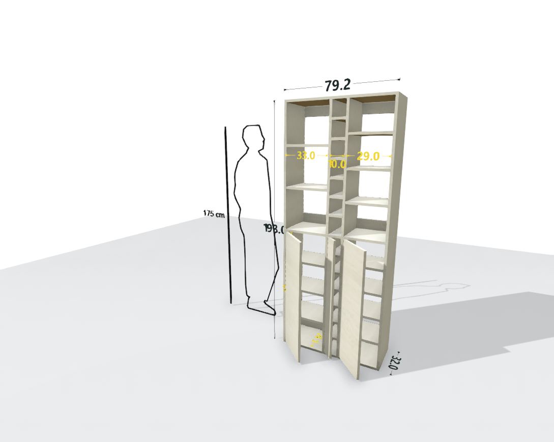 TALL MAIN SHELF