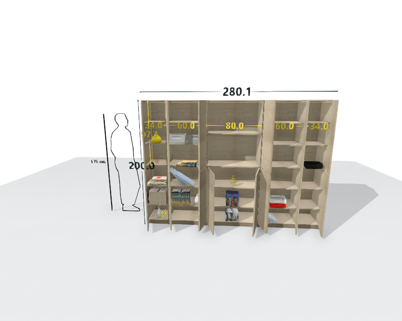 TALL MAIN SHELF