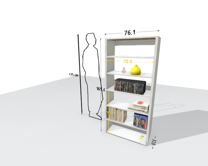 TALL MAIN SHELF