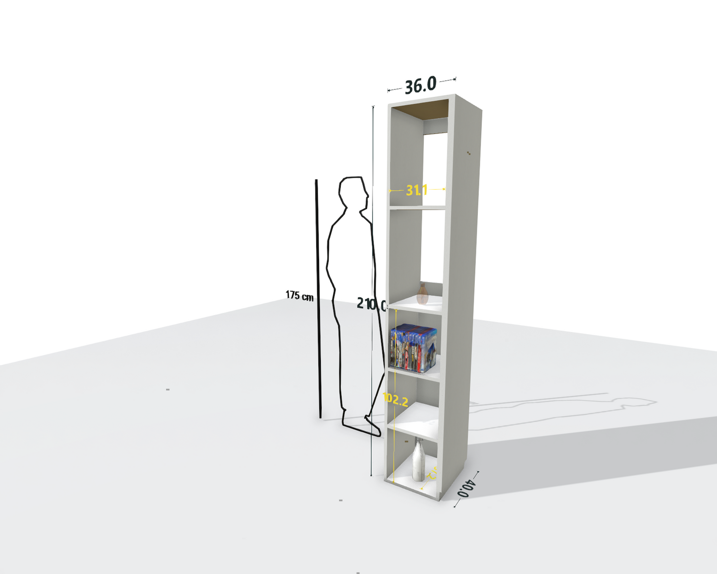 TALL MAIN SHELF
