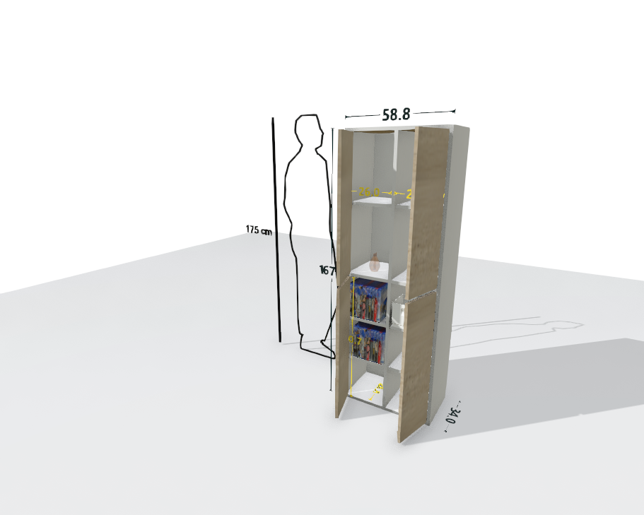 TALL MAIN SHELF