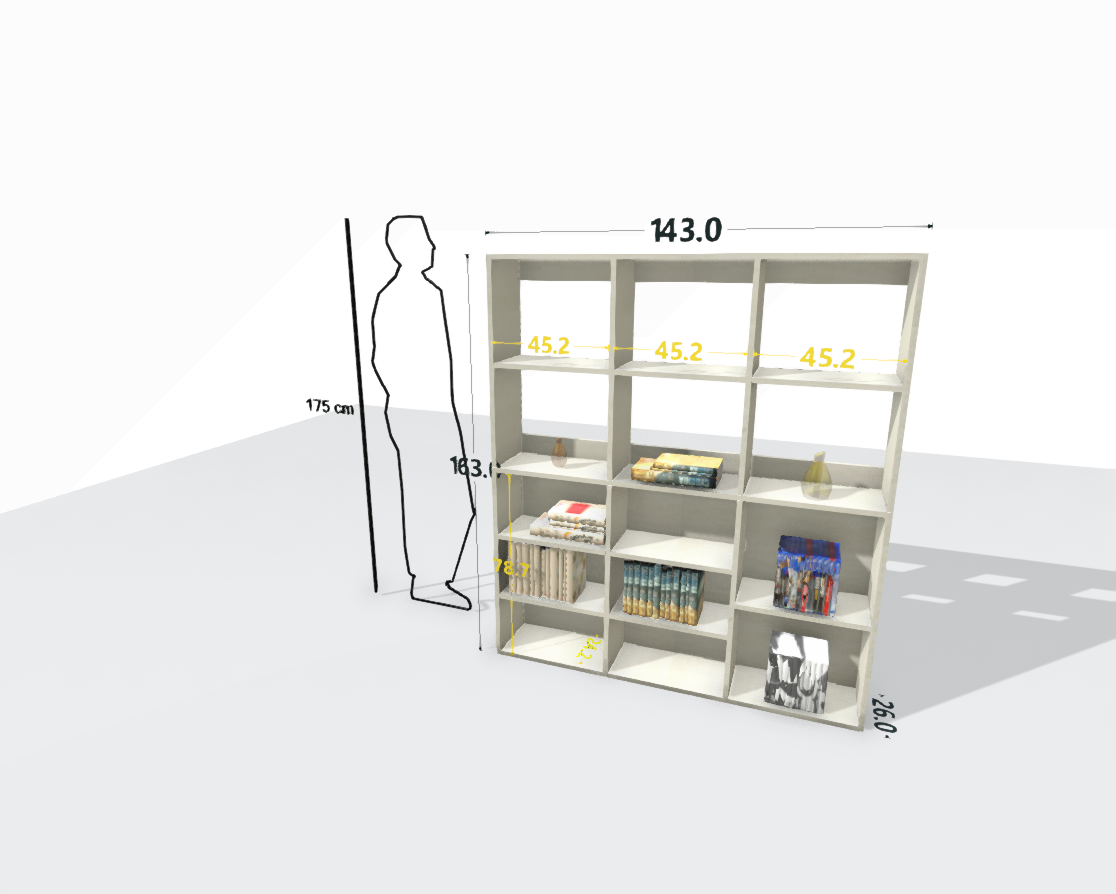 TALL MAIN SHELF