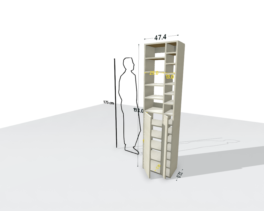TALL MAIN SHELF