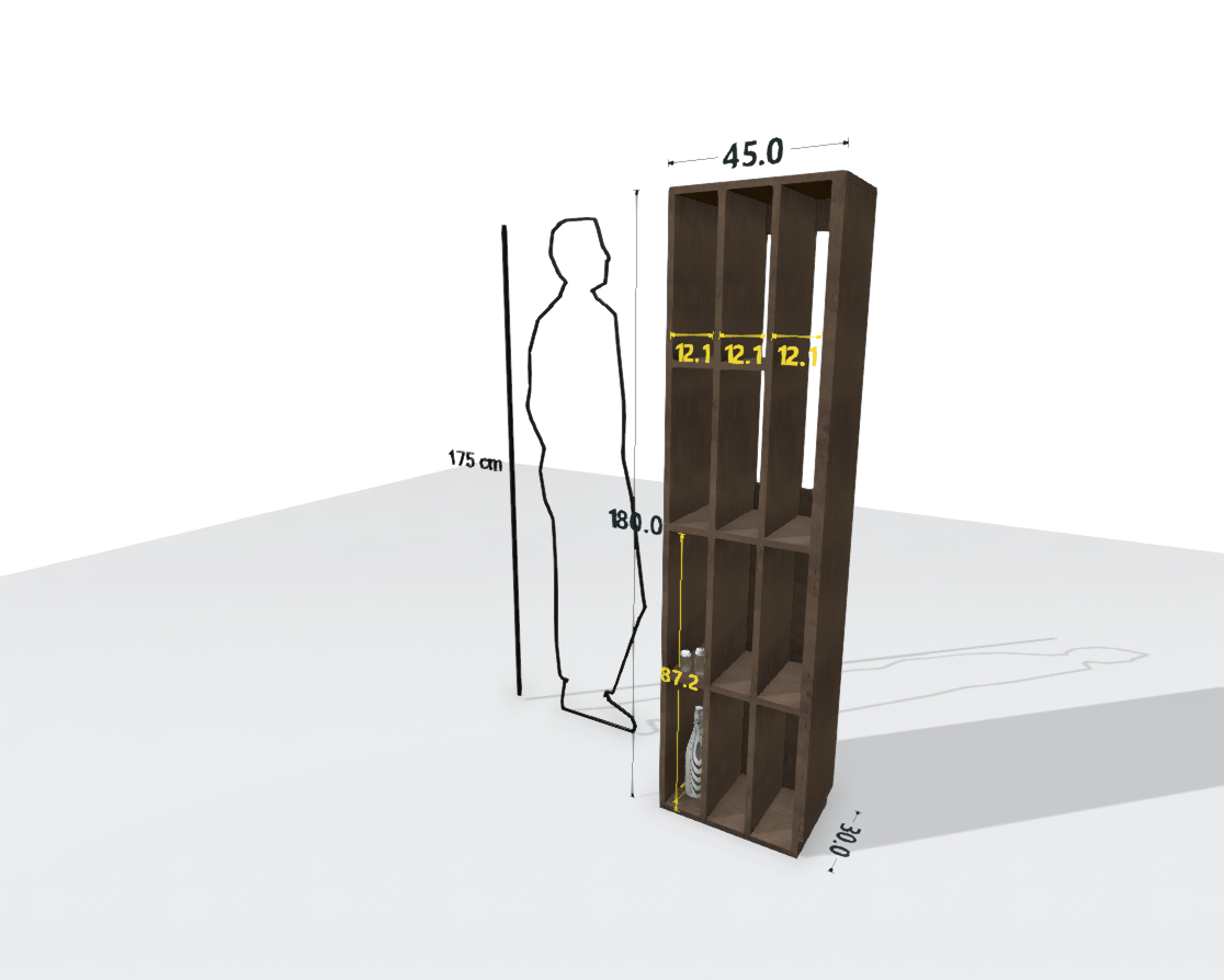 TALL MAIN SHELF