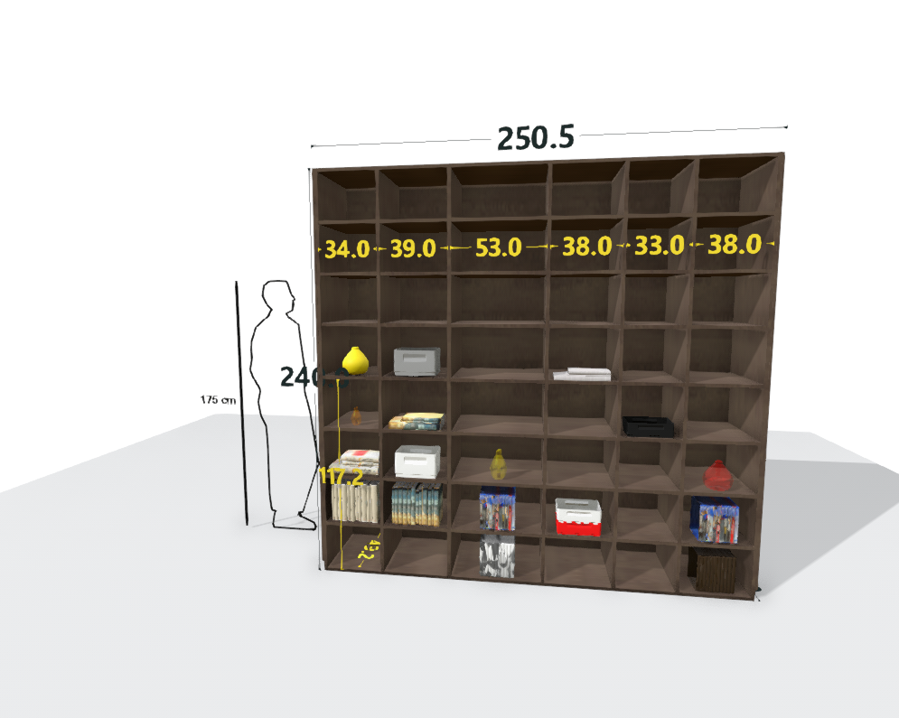 TALL MAIN SHELF