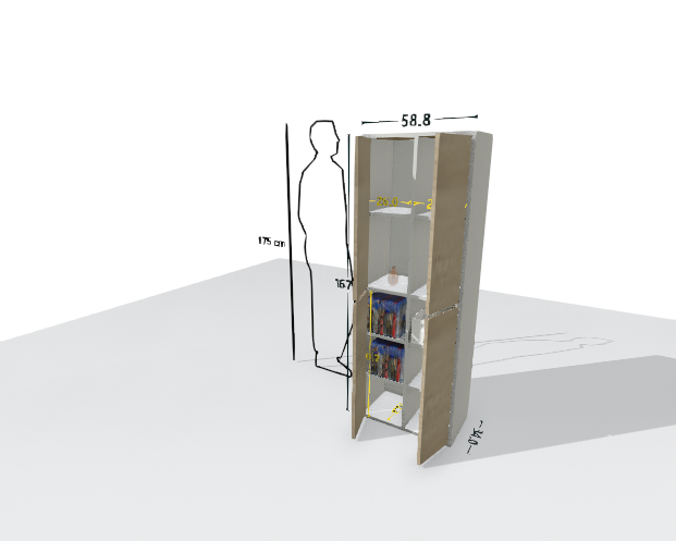 TALL MAIN SHELF