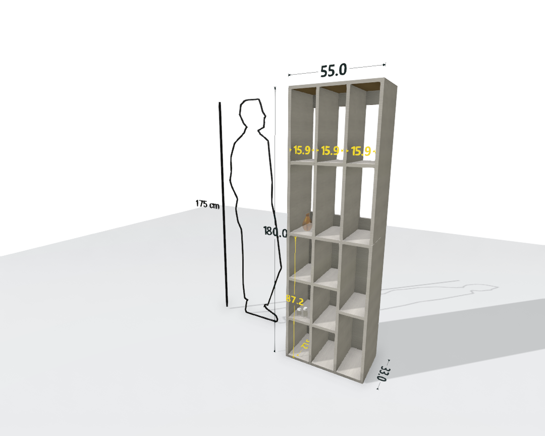 TALL MAIN SHELF