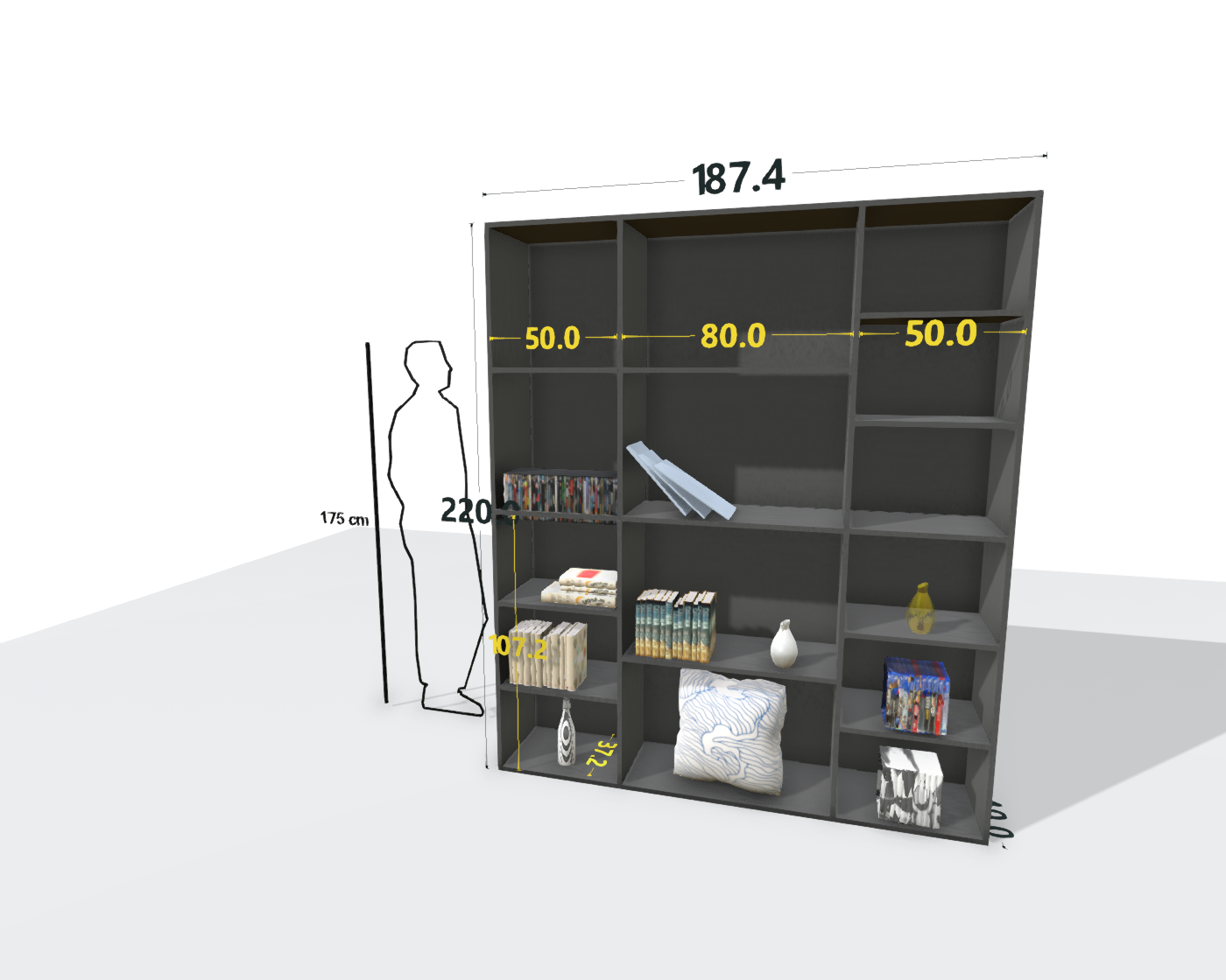 TALL MAIN SHELF